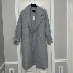 Express brand new grey trench coat